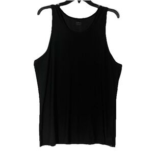 UNIQLO AIRism Anti-Odor Mesh Tank Top Black XL Sleeveless